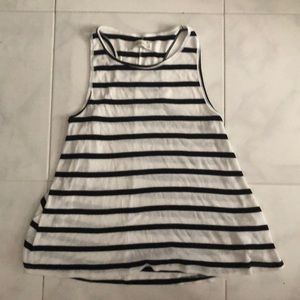 Abercrombie & Fitch Striped Ribbed Tank Top